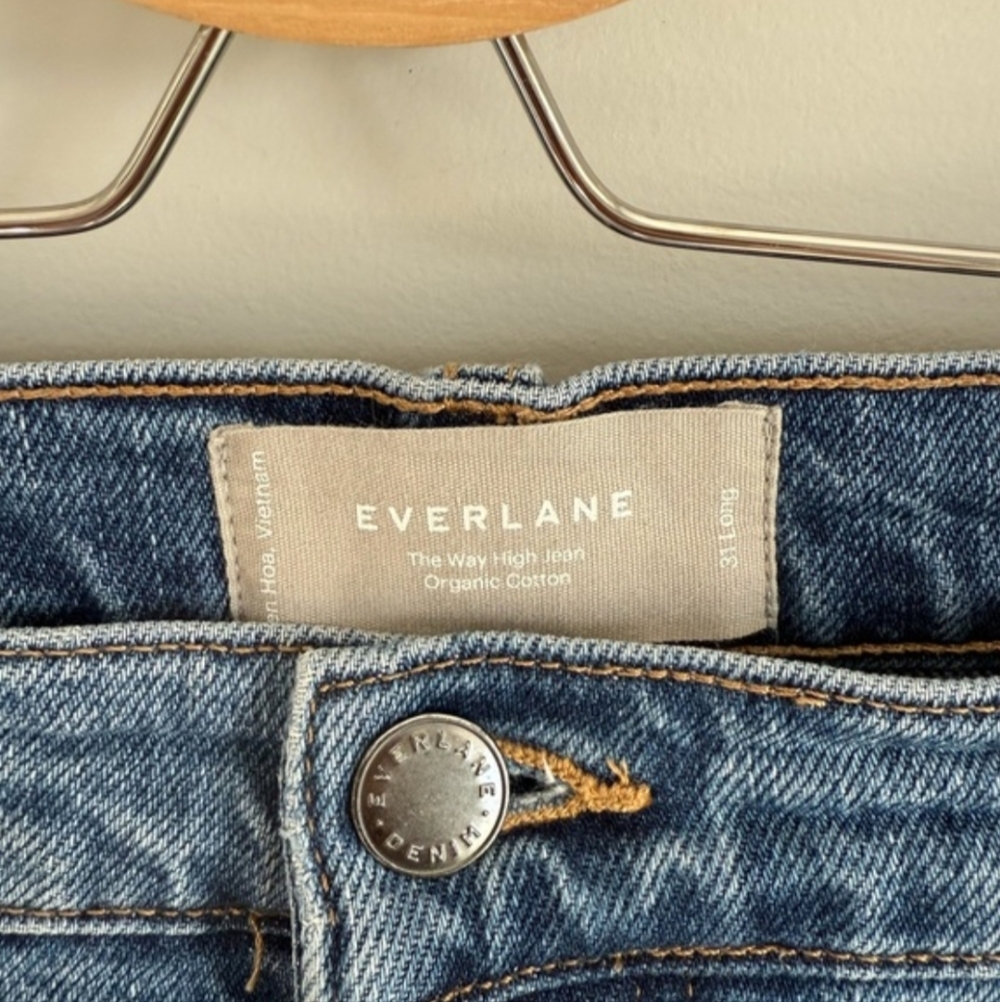 Everlane the Way High Jeans high Rise Blue Women's Jeans - Picture 11 of 11